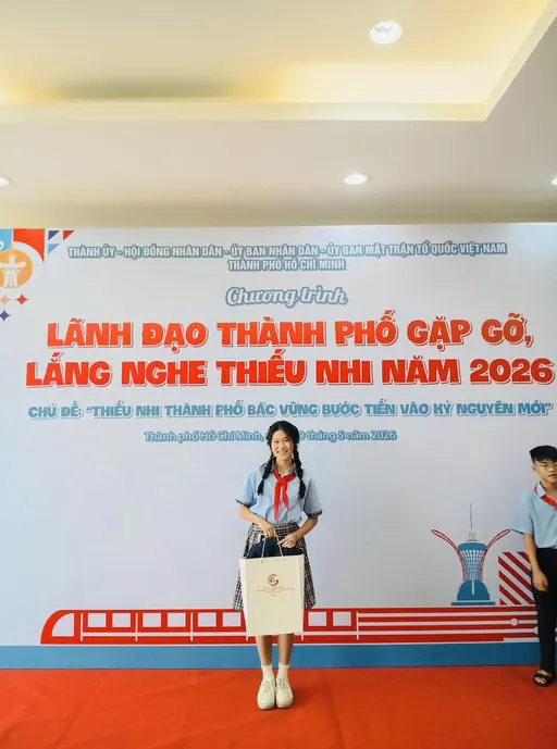 Đại biểu chỉ định tham dự Chương trình Lãnh đạo Thành phố gặp gỡ, lắng nghe Thiếu nhi năm 2026